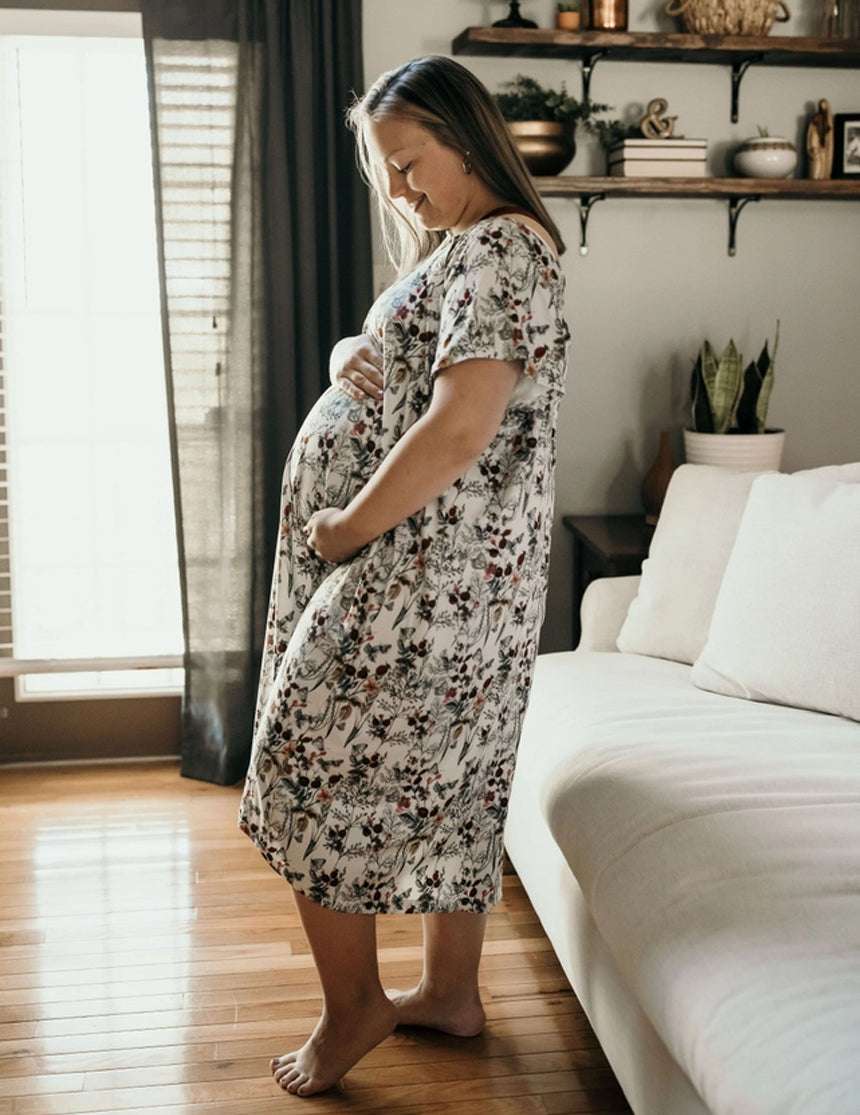 Mommy & Baby Hospital Bundle | Floral & Bluebird