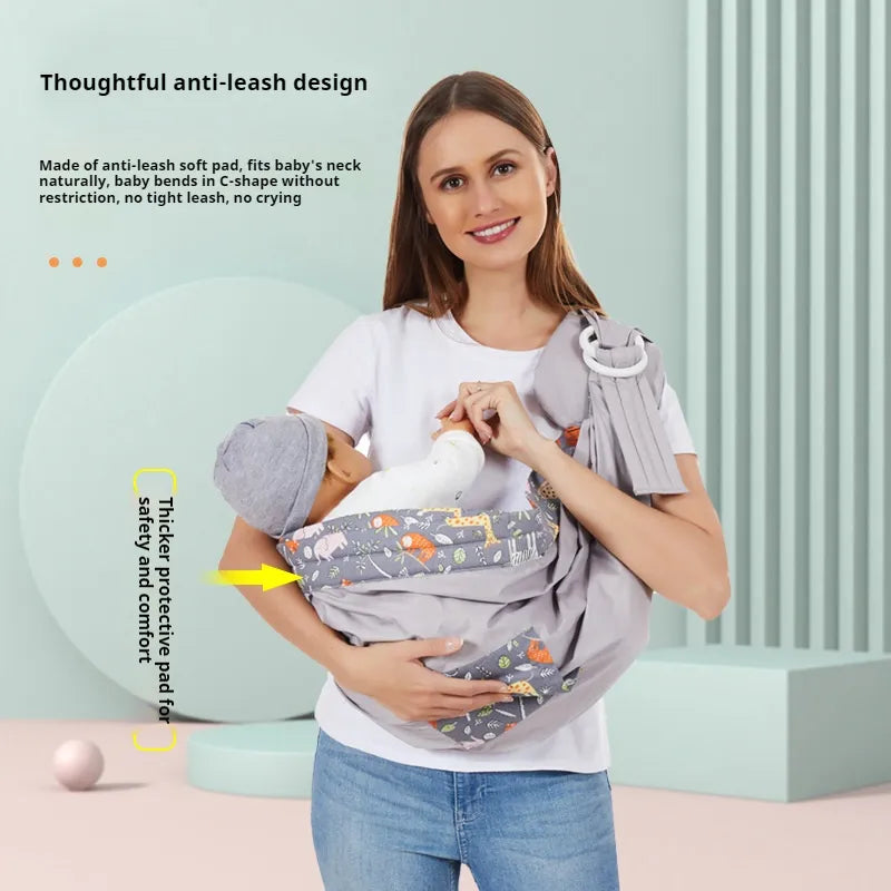 Newborn Baby Wrap Carrier & Nursing Cover β Lightweight Multi-Use Sling
