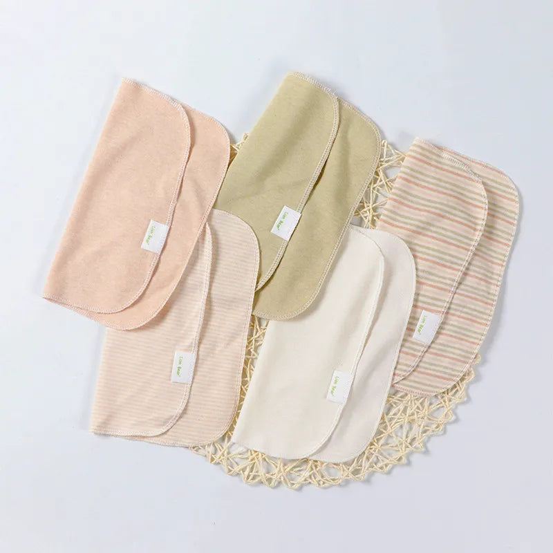Organic Cotton Baby Washcloths – 5-Pack, Undyed, Multi-Purpose Face & Hand Towels