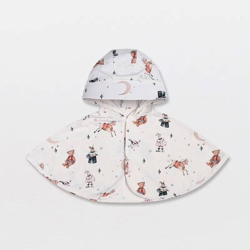 Baby & Toddler Lightweight Hooded Cape – Summer Sun-Protective Outerwear