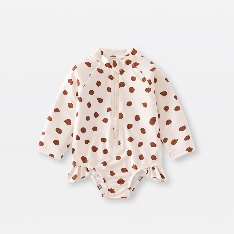 Baby Summer Swimsuit β UPF50+ Quick-Dry Sunsuit with Ruffle Trim