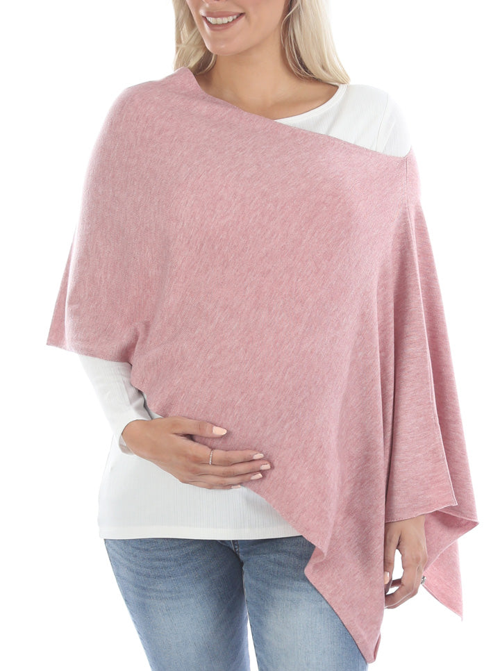 Moozie Mama Luxury Wrap Maternity & Nursing Cover in Pink