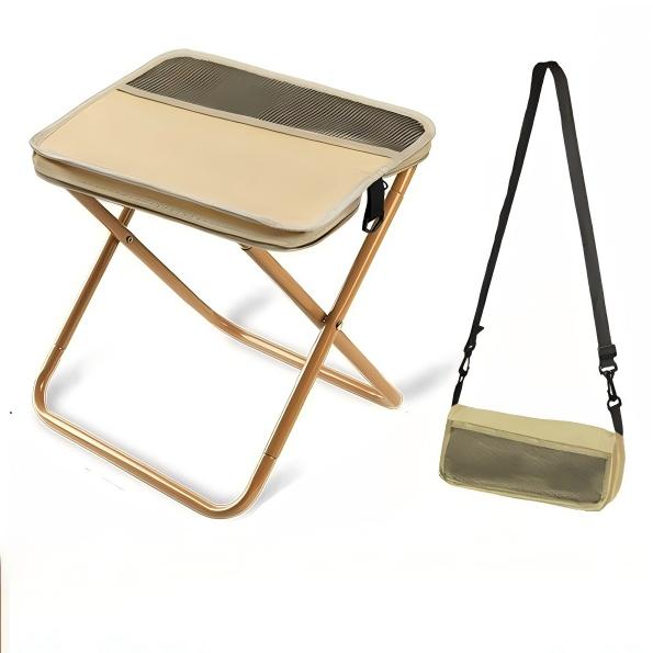 Portable Folding Camping Stool with Shoulder Strap