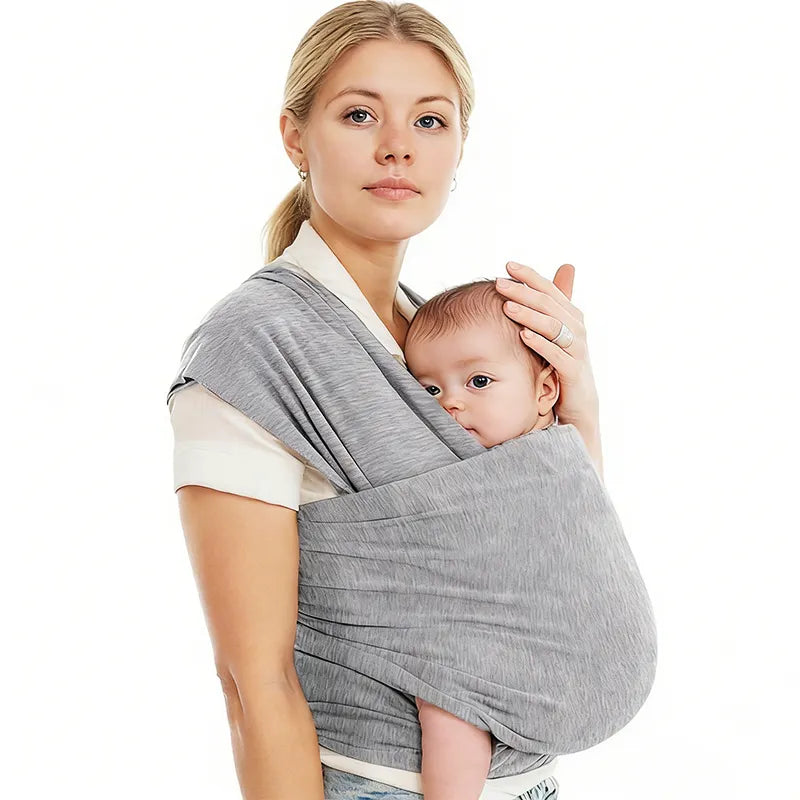Front-Wear Baby Wrap Carrier – Multi-Functional Newborn to Infant Sling