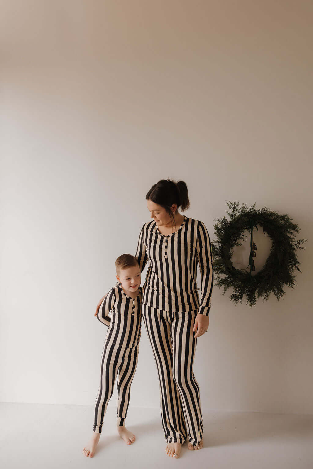 Midnight Stripe | Women's Long Sleeve Bamboo Pajama