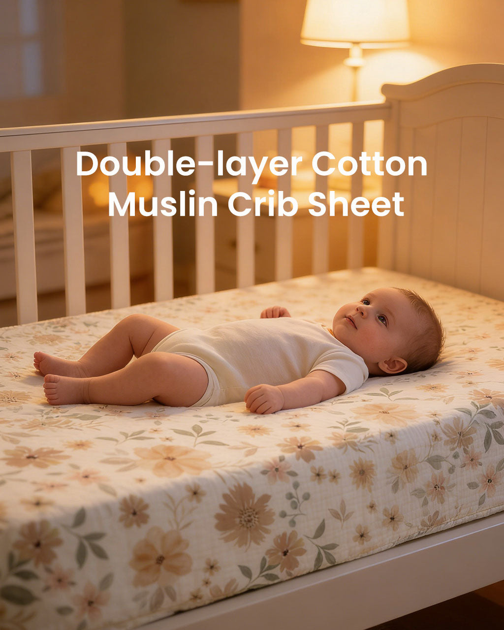 2-Pack Baby Changing Table Covers – Muslin Cotton Fitted Crib Sheets