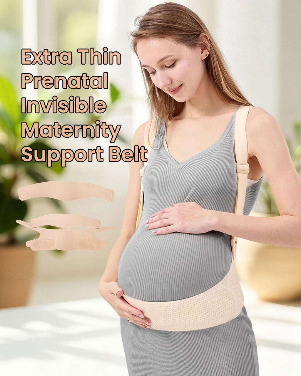 Invisible Prenatal Maternity Belly Support Band
