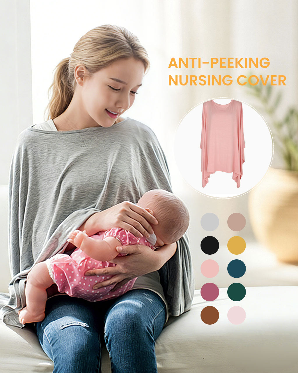 Modal Blend Multi-Use Nursing Cover
