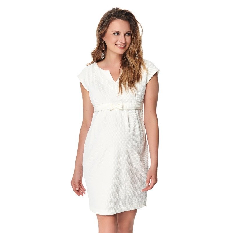 9fashion Maternity Off-White Dress Fergie