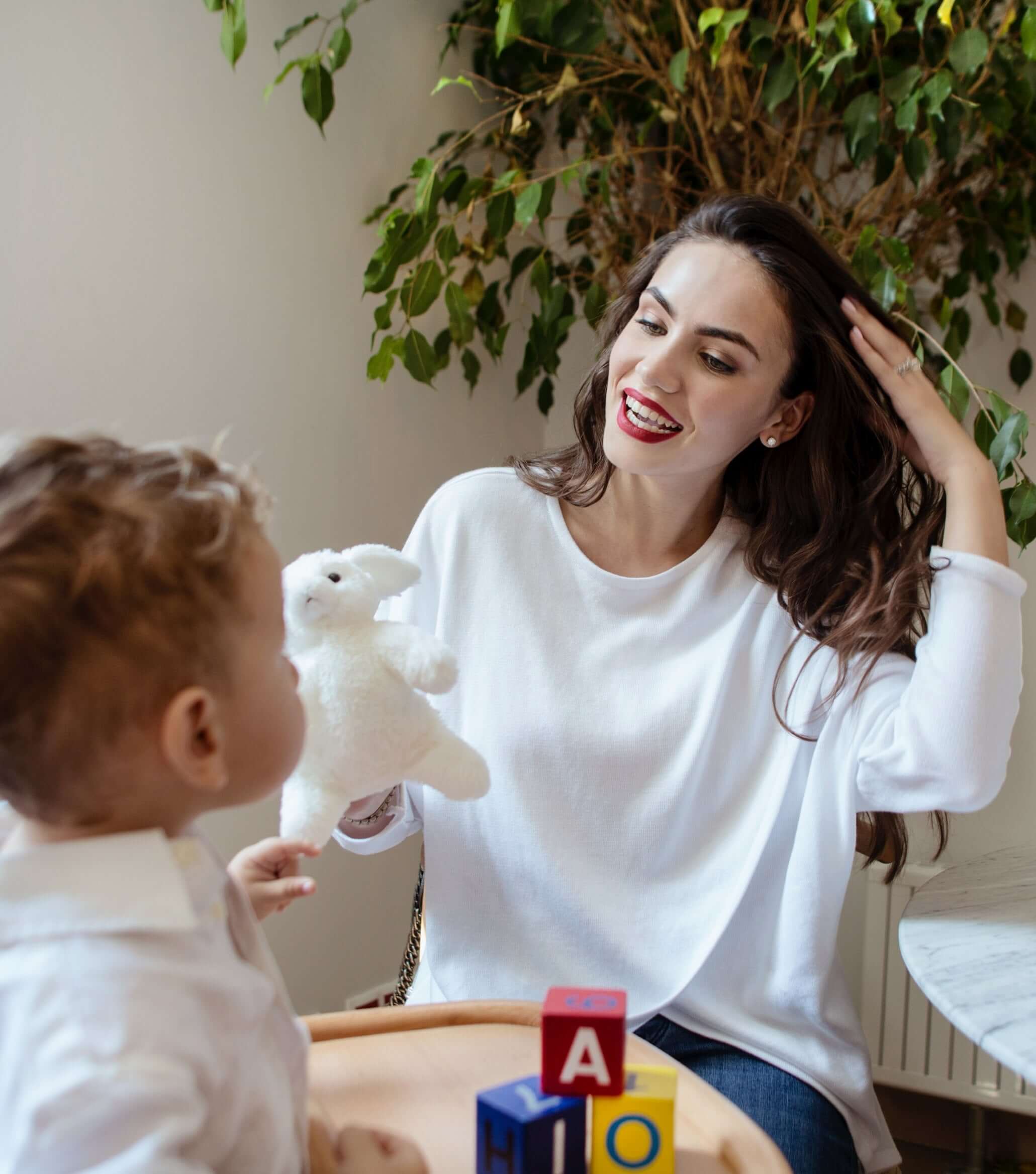 Let Loose Crossover Long Sleeve Maternity/Nursing Knit Top