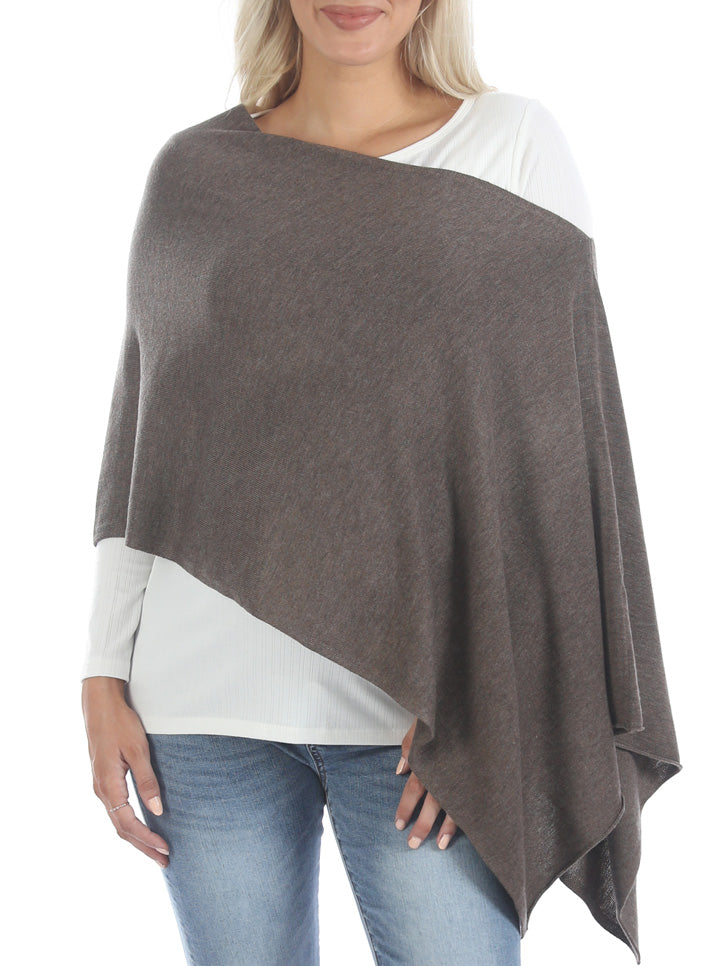 Moozie Mama Luxury Poncho/Scarf Maternity & Nursing Cover in Mocha