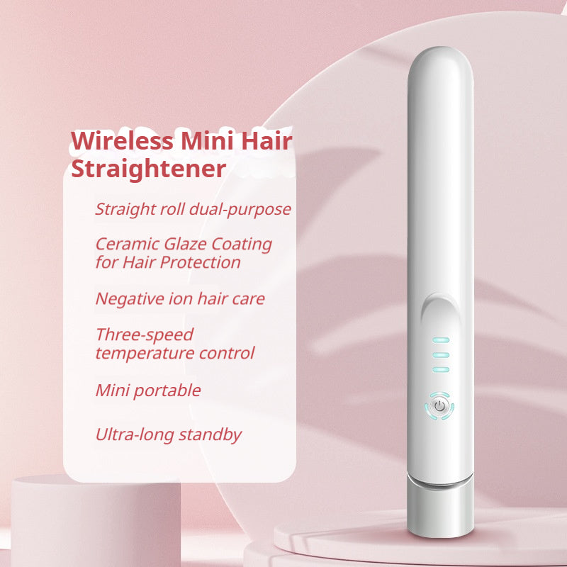 Cordless 2-in-1 Curling & Straightening Iron