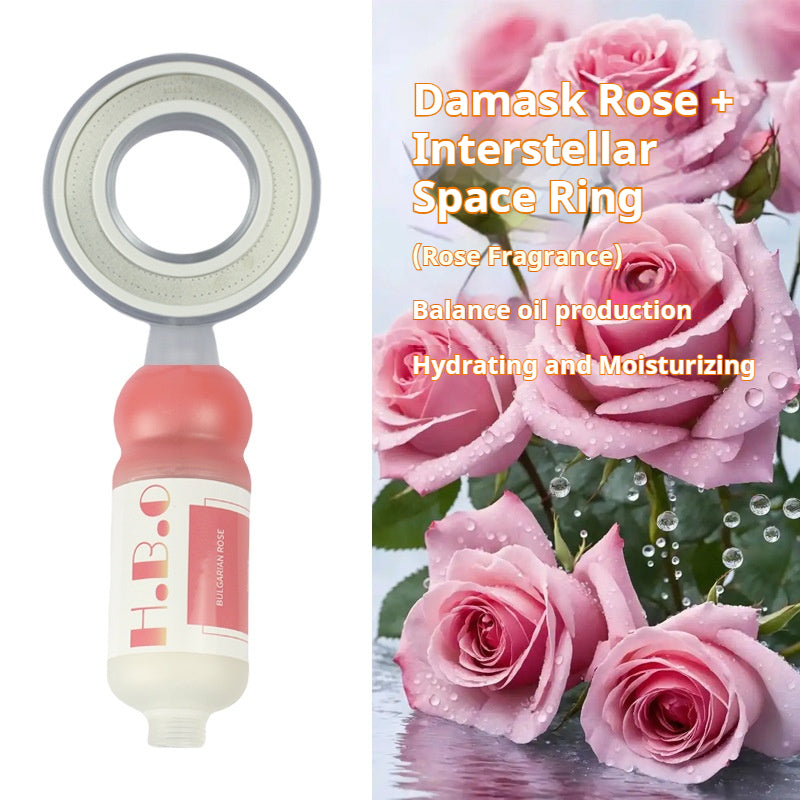 Aromatherapy Shower Filter with Pressure-Boosting Shower Head